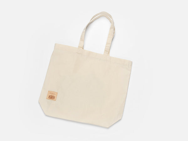 Off-White Organic Cotton Tote Bag - GORAL