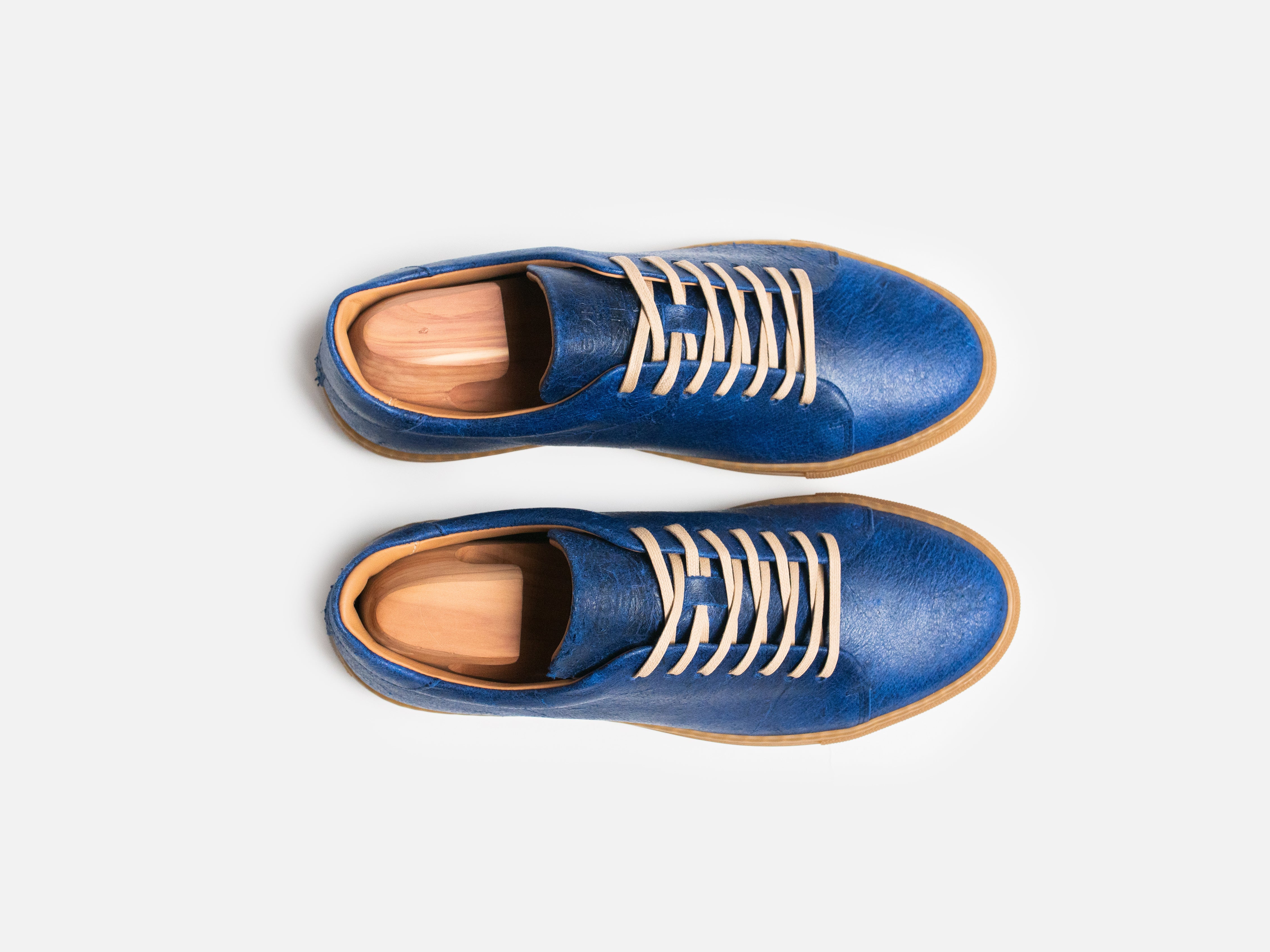 The Mellor II Sneaker - Charles F Stead Crazy Cow Blue - GORAL