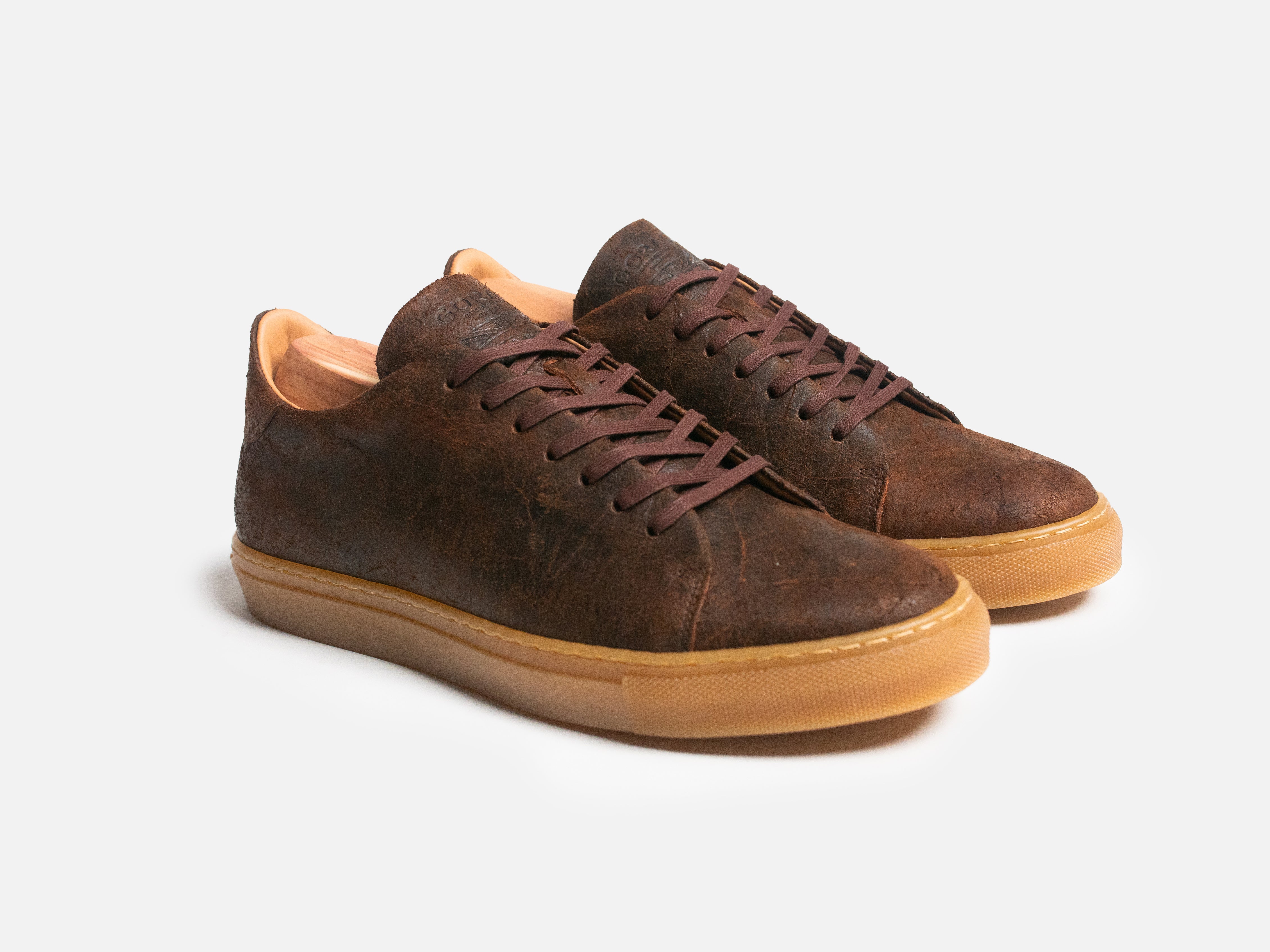 The Mellor II Sneaker - Charles F Stead Crazy Cow Brown - GORAL