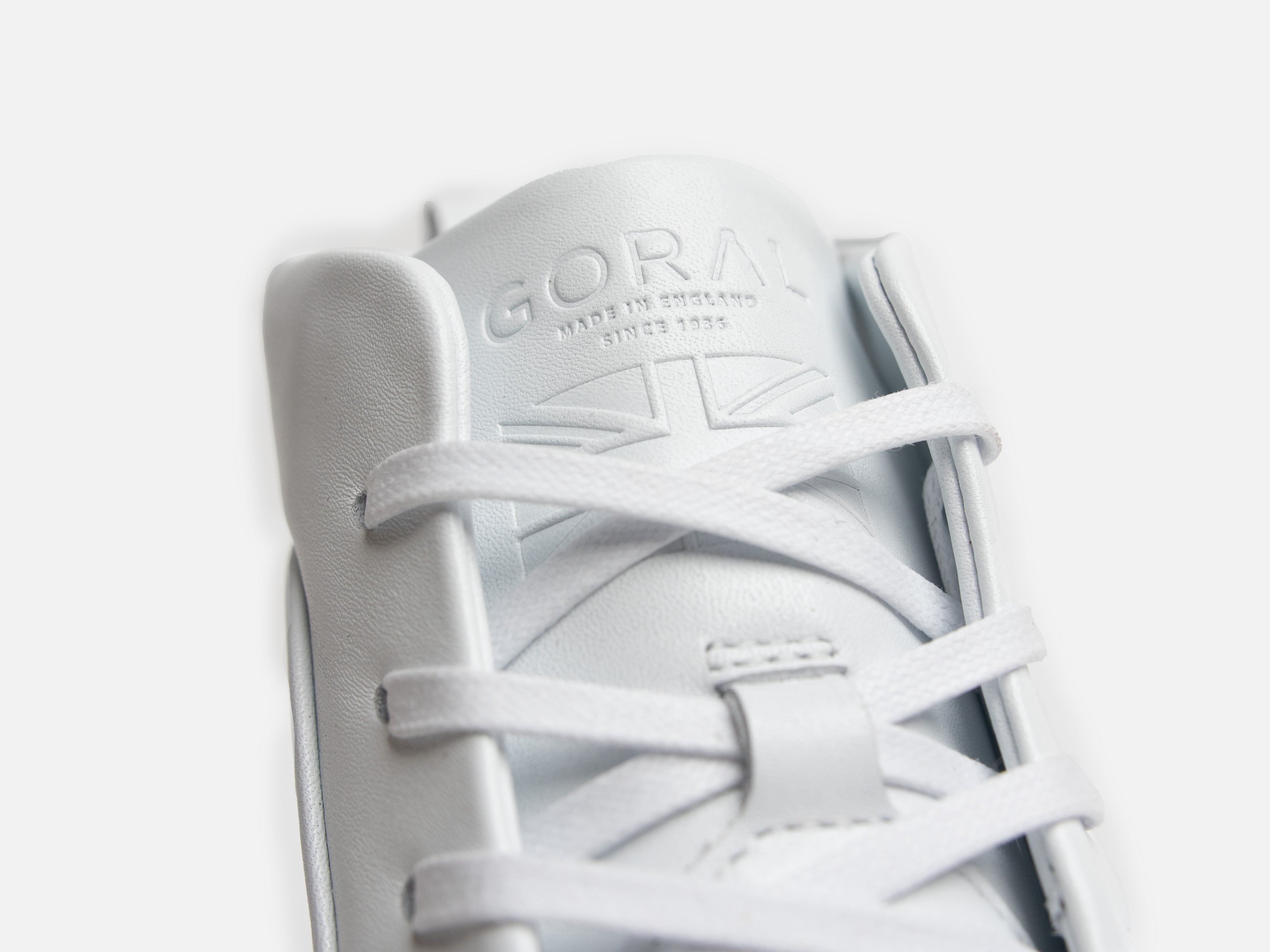 Rose Anvil X GORAL SMUGS Barefoot High Top White Calfskin Leather Sneaker PRE-ORDER - GORAL