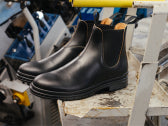 BASLOW Chelsea Boot - Horween Chromexcel Black Leather - GORAL 