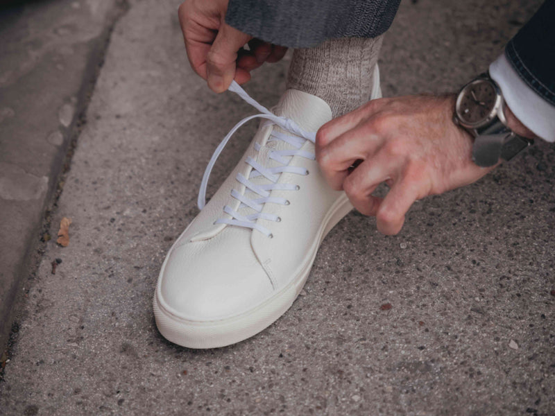 The Mellor II Sneaker - Mastrotto Adria Bianco Leather
