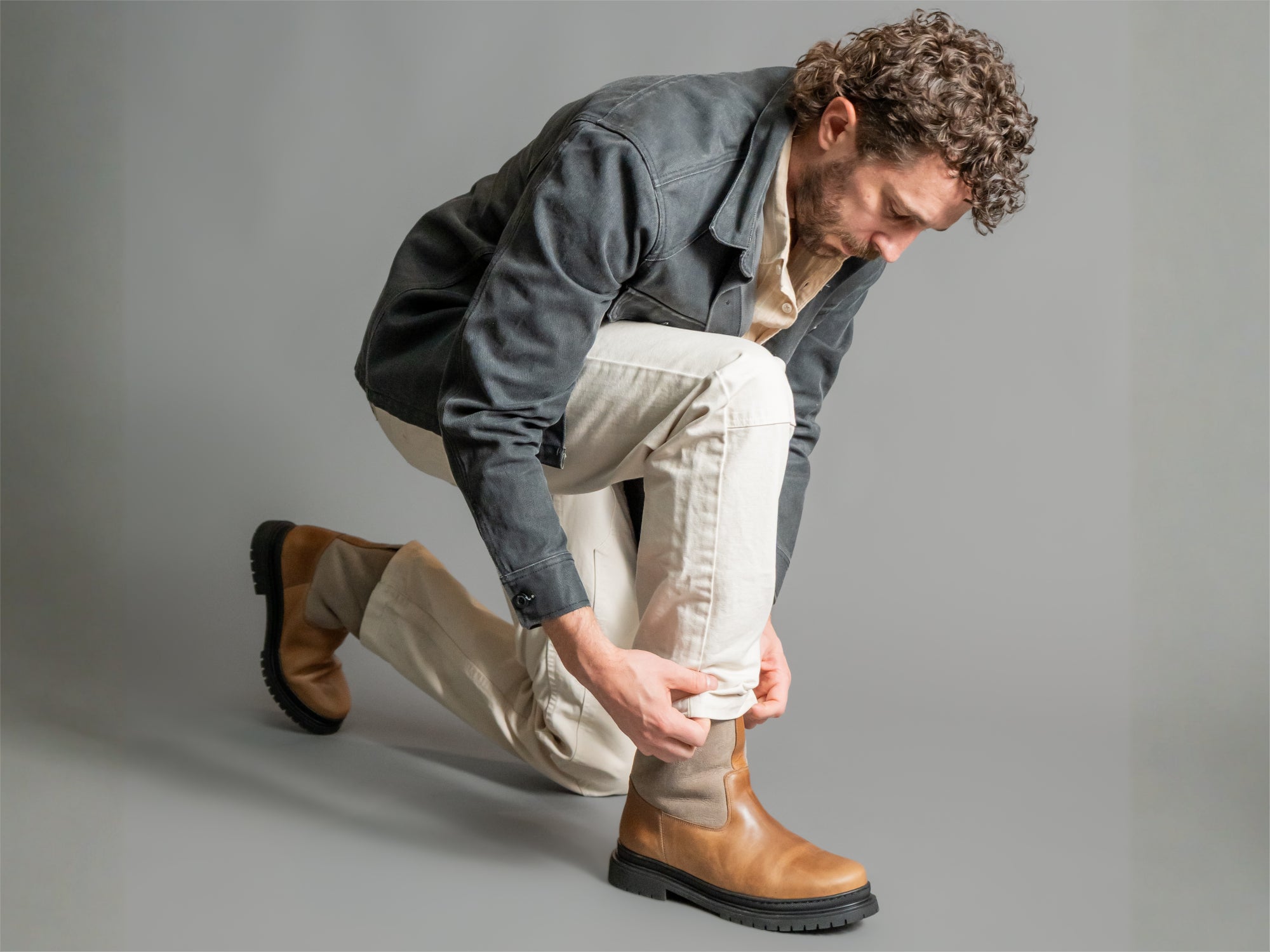 TUGGS Rose Anvil X GORAL Pull On Boot - Horween Natural PRE-ORDER - GORAL 
