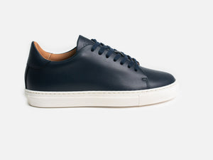 The Mellor II - Calfskin Nappa Navy Leather (Womens)