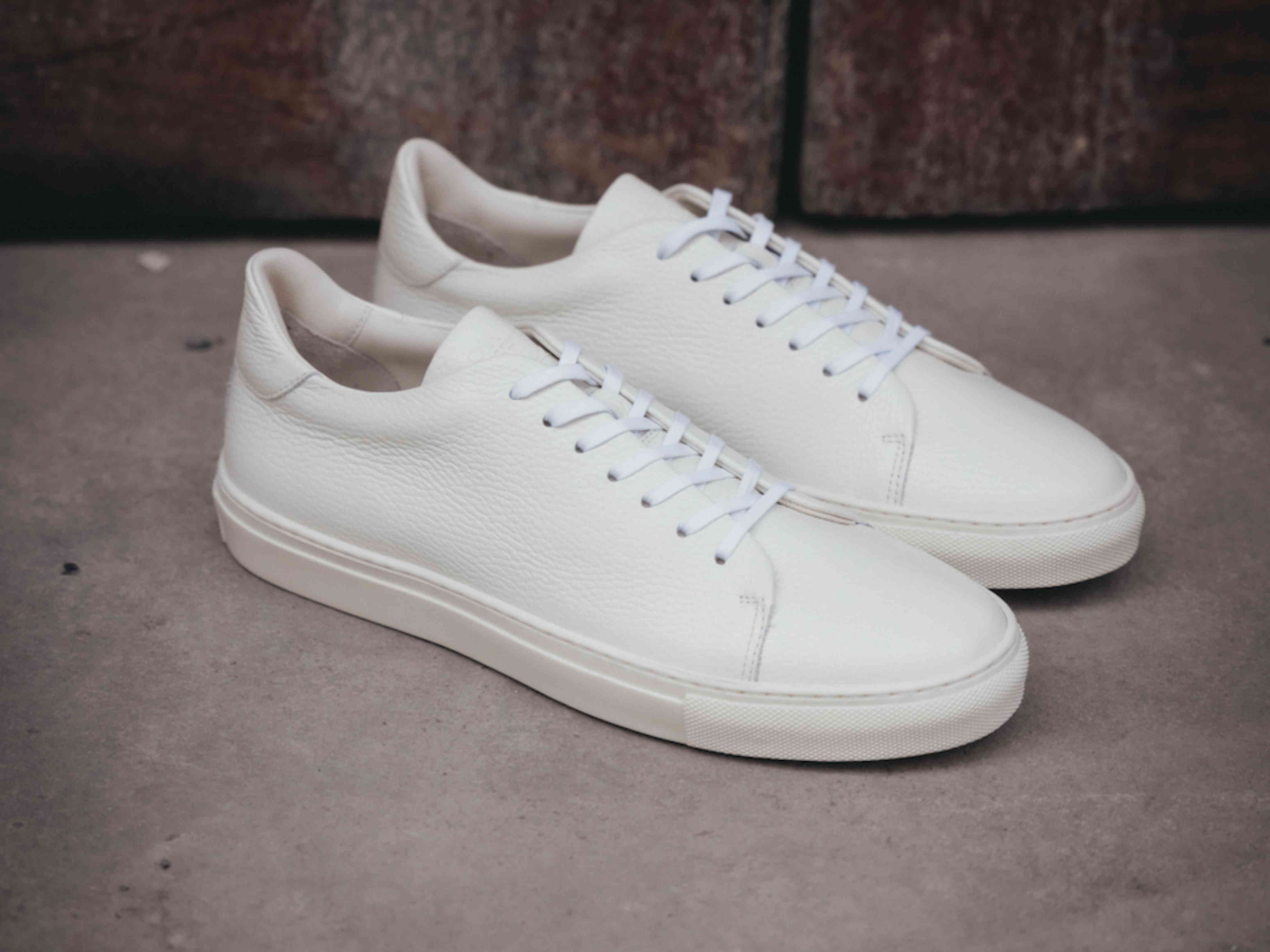 The Mellor II Sneaker - Mastrotto Adria Bianco Leather - GORAL 