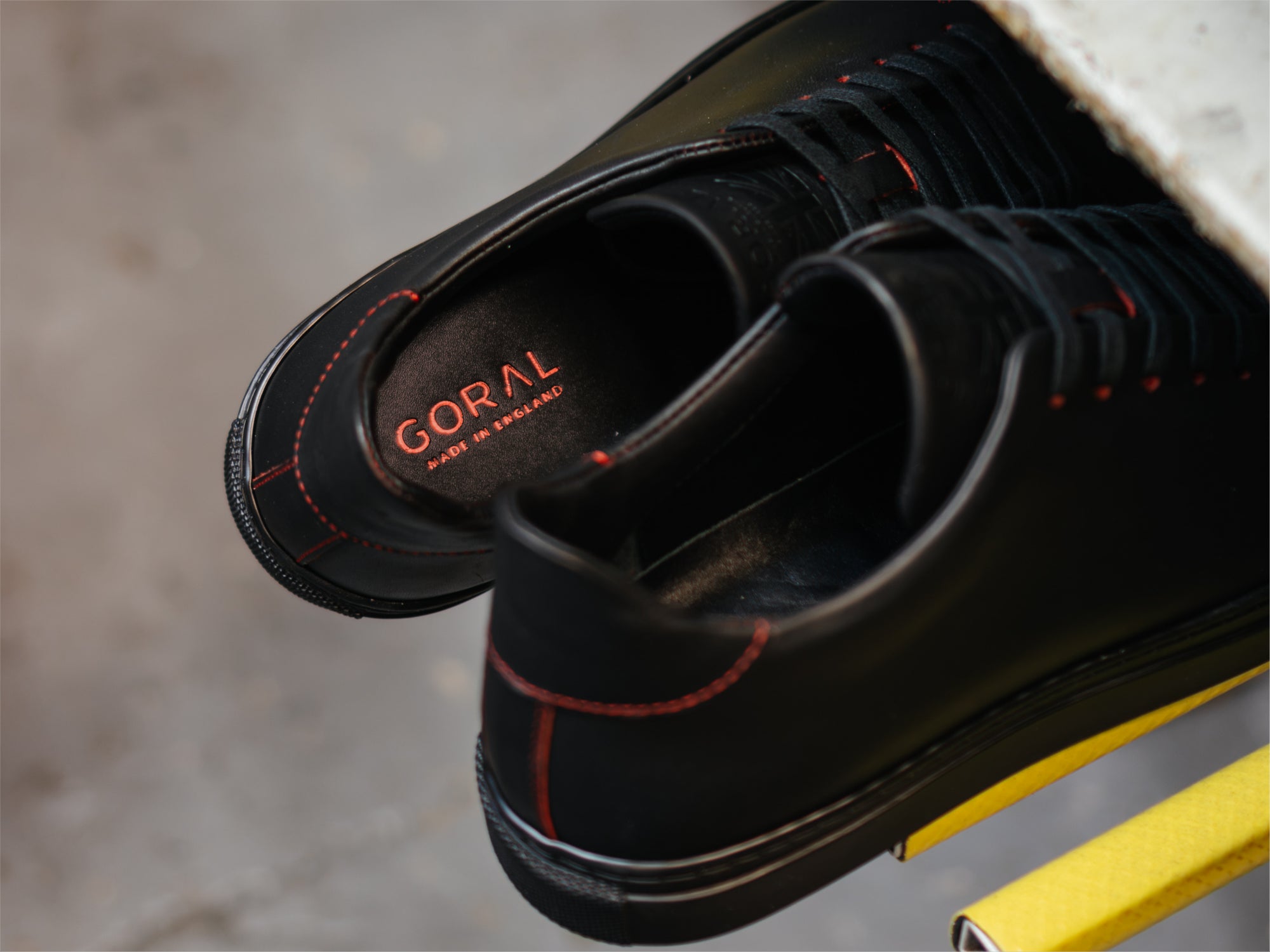 MELLOR II Sneaker - Blood Core Leather - Ready To Ship - GORAL 