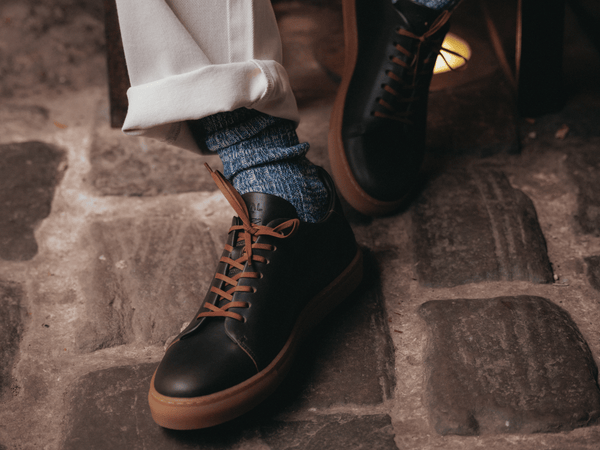 The Mellor II Sneaker - Horween Forest Green Leather - GORAL 