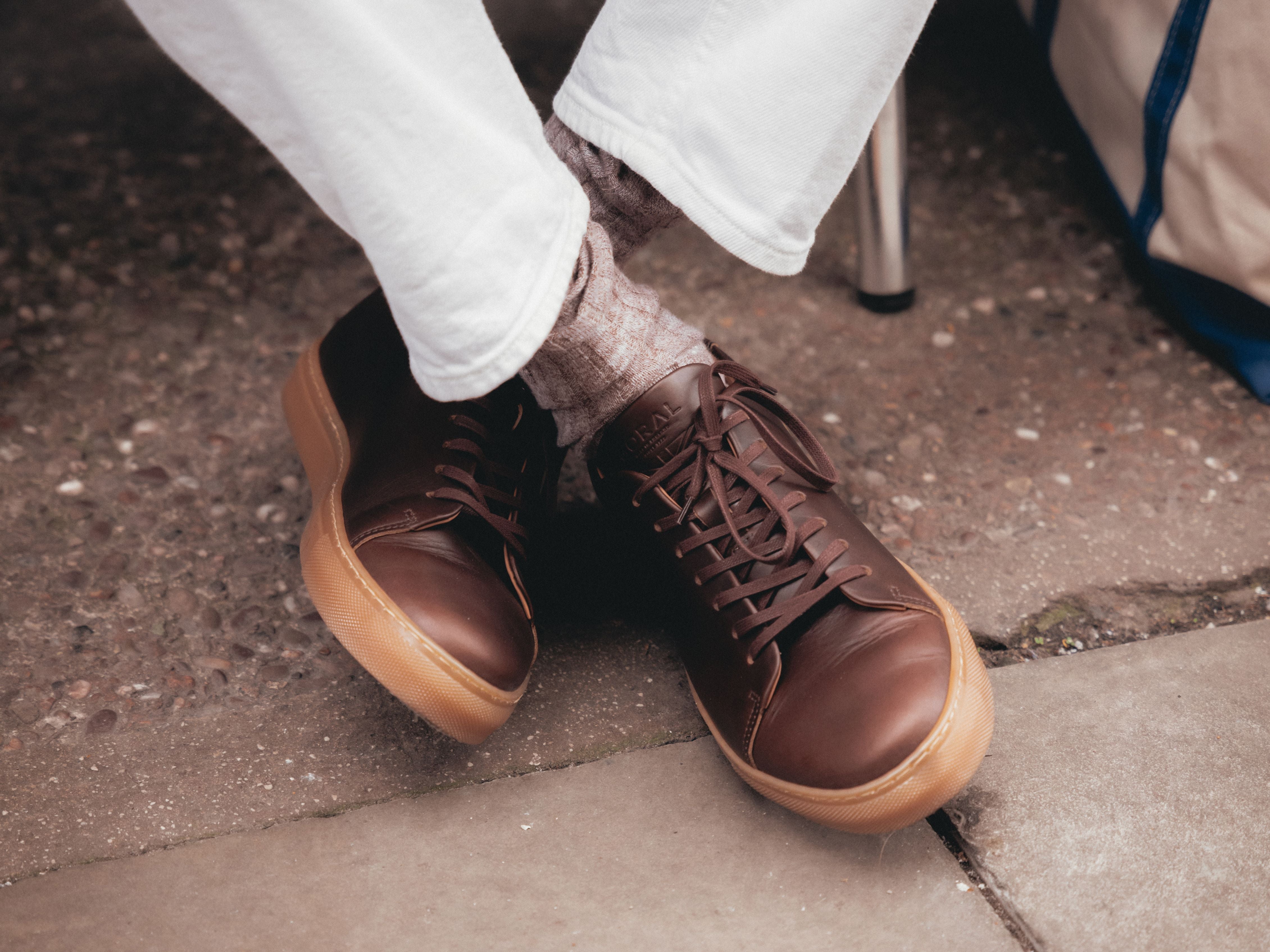 The Mellor II Sneaker - Horween Dark Brown Leather - GORAL 