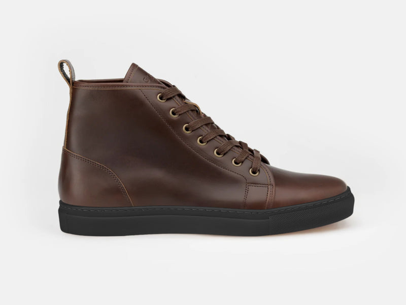 Rose Anvil X GORAL SMUGS High Top Sneaker 2.0 - Horween Dark Brown PRE-ORDER