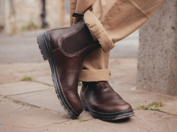 The Baslow Chelsea Boot - Horween Chromexcel Dark Brown Leather