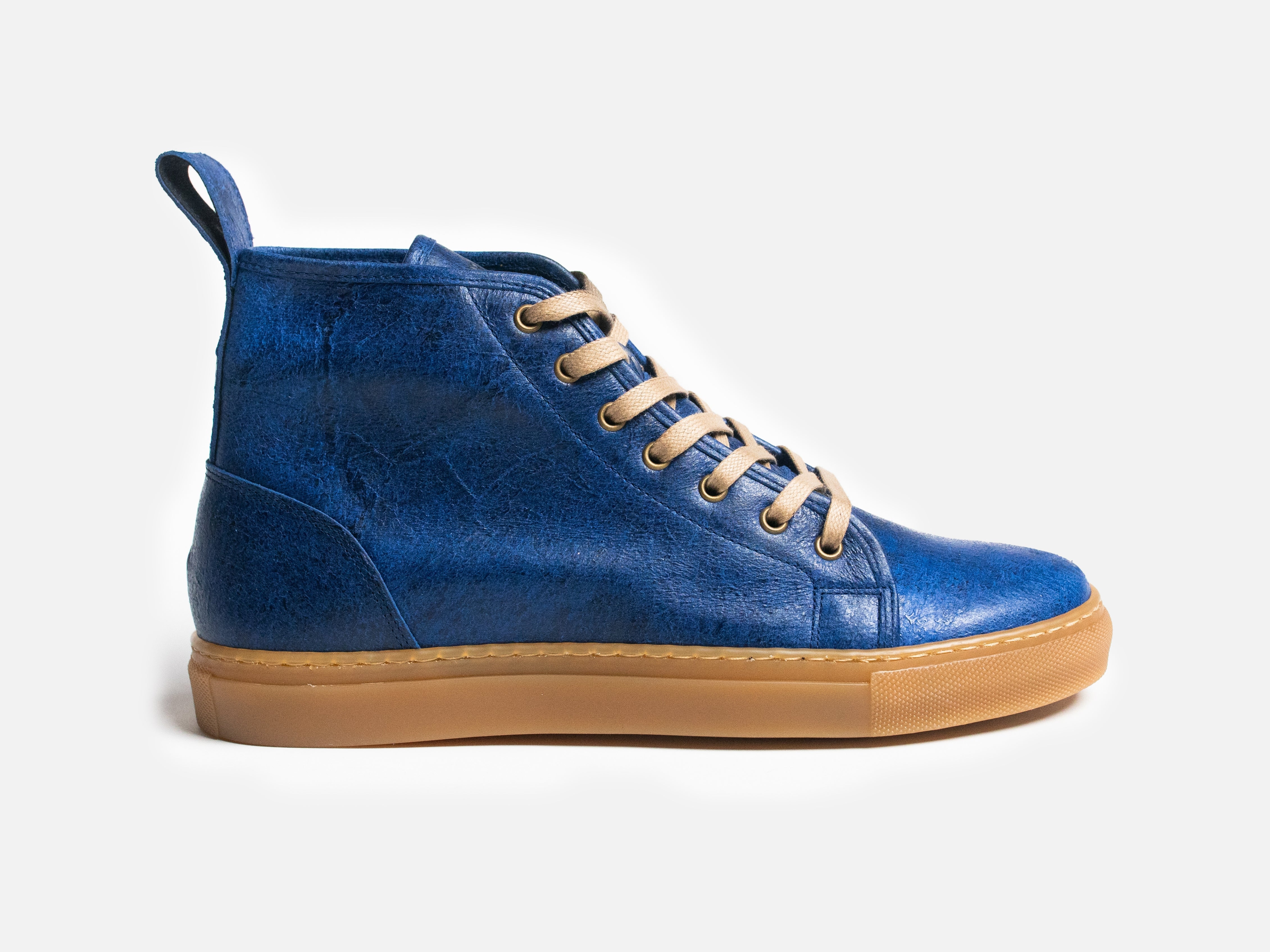 Rose Anvil X GORAL SMUGS High Top Sneaker 2.0 - Charles F Stead Crazy Cow Blue - GORAL 
