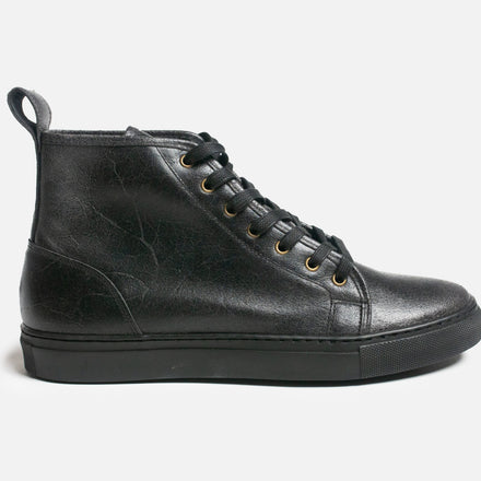 SMUGS Rose Anvil X GORAL High Top Sneaker 2.0 - Charles F Stead Crazy Cow Black