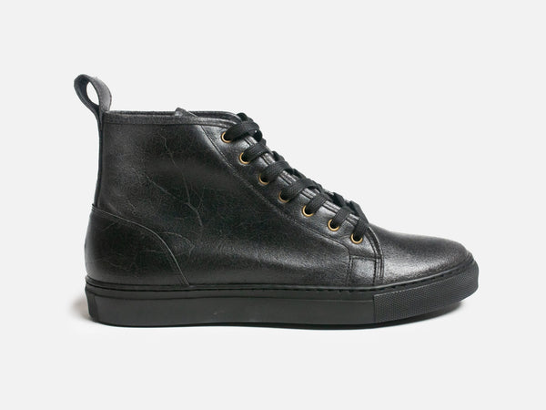 Rose Anvil X GORAL SMUGS High Top Sneaker 2.0 - Charles F Stead Crazy Cow Black - GORAL 