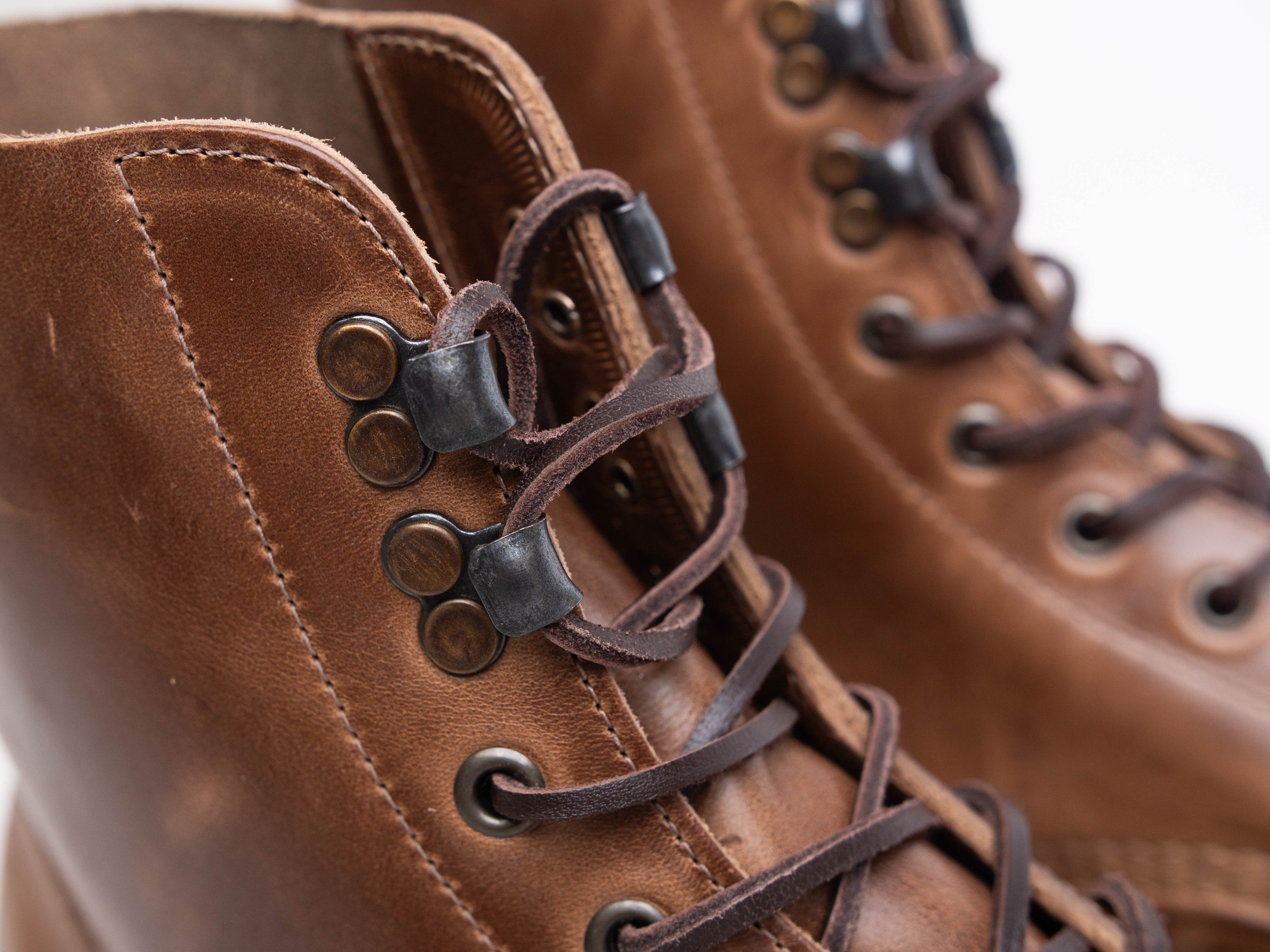 Buxton Brass Wire Construction Boot Horween Chromexcel Natural PRE-ORDER - GORAL 