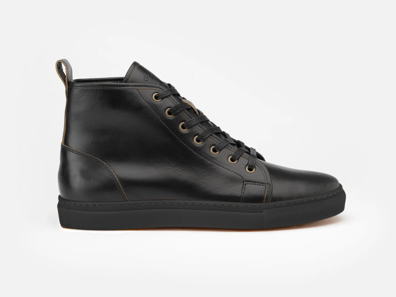 Rose Anvil X GORAL SMUGS High Top Sneaker 2.0 - Horween Black PRE-ORDER