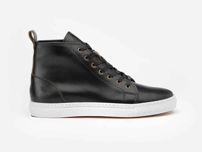 Rose Anvil X GORAL SMUGS High Top Sneaker 2.0 - Horween Black PRE-ORDER