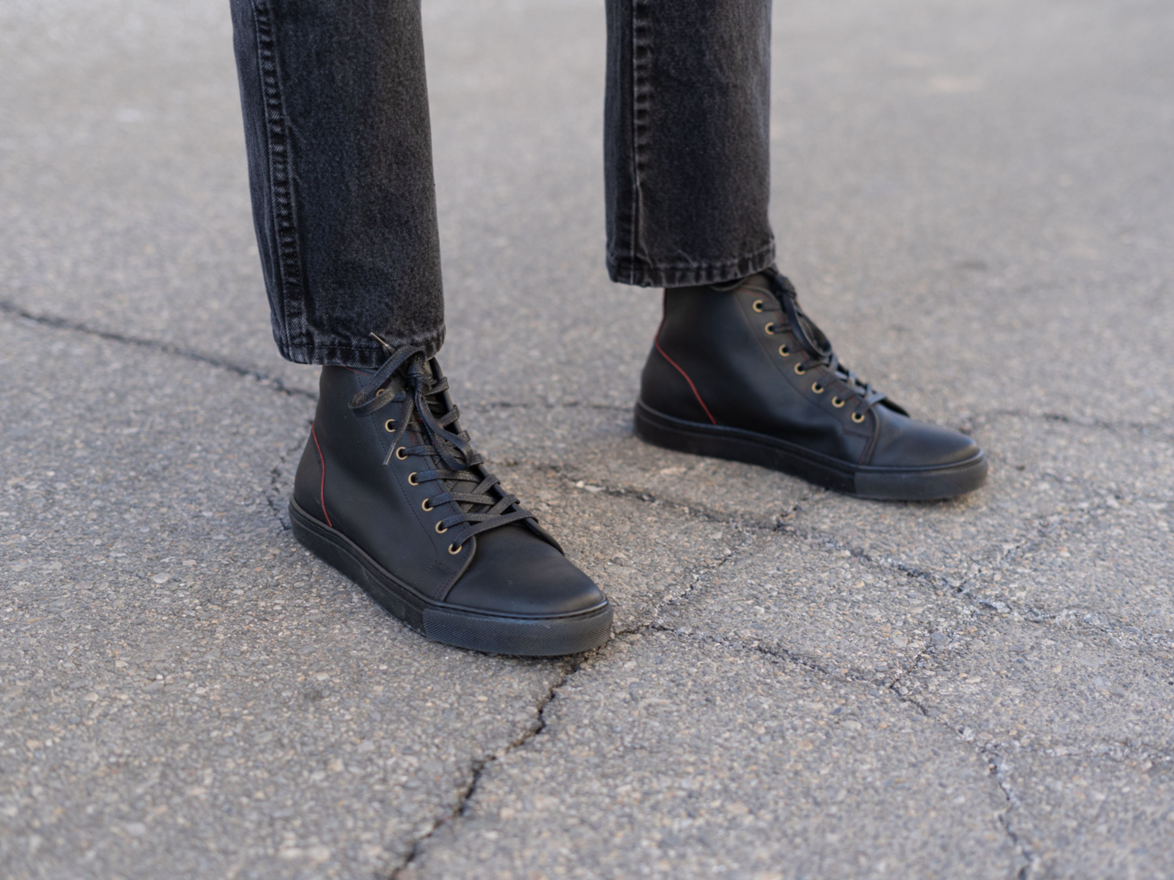 Rose Anvil X GORAL SMUGS High Top Sneaker - Blood Core Ready To Ship - GORAL 