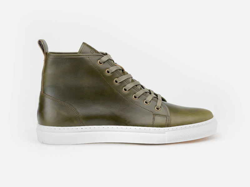 Rose Anvil X GORAL SMUGS High Top Sneaker 2.0 - Horween Forest PRE-ORDER