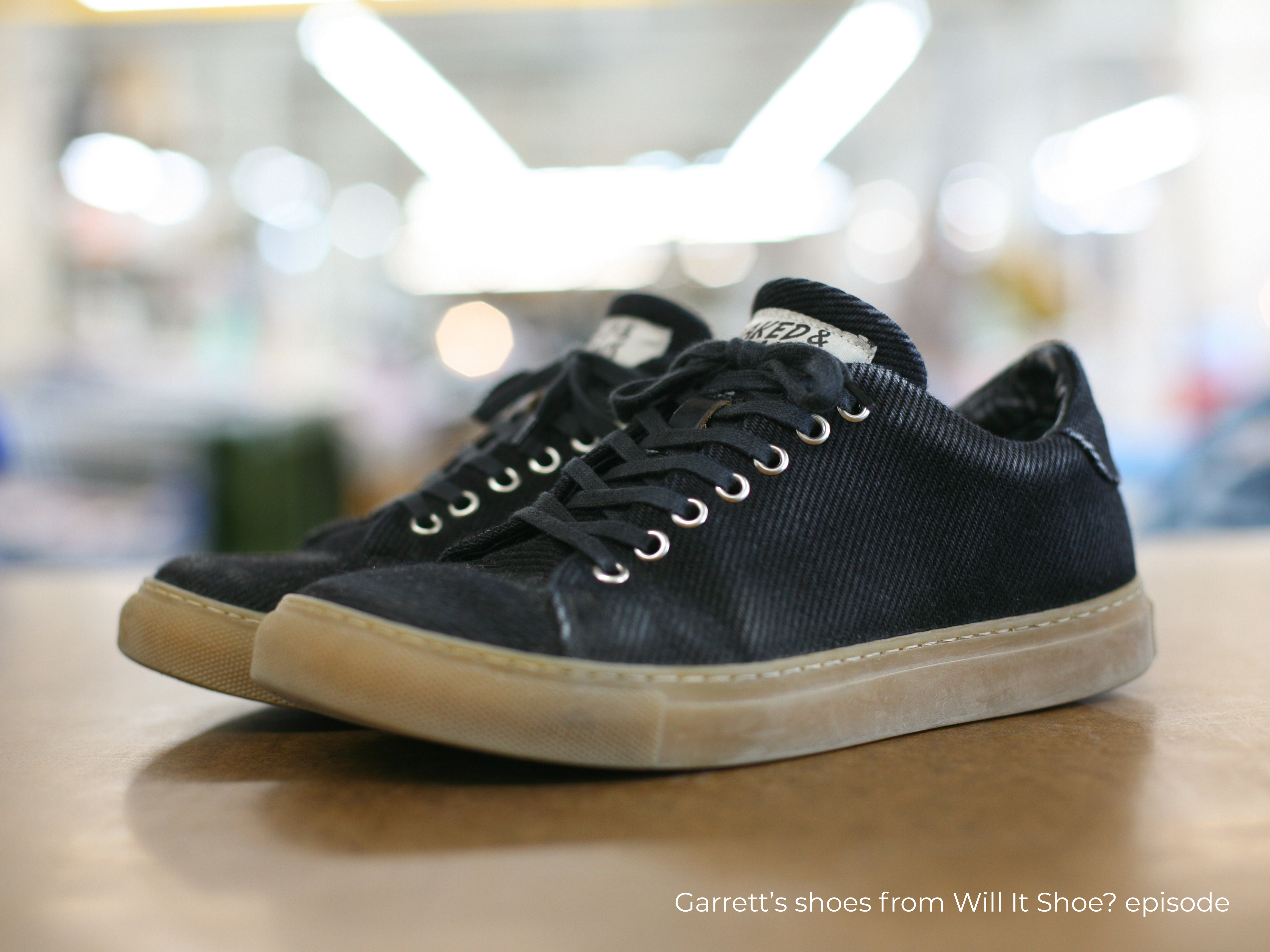 GORAL x Naked & Famous Denim Mellor II Sneakers - 32 oz Japanese Selvedge Denim - GORAL 
