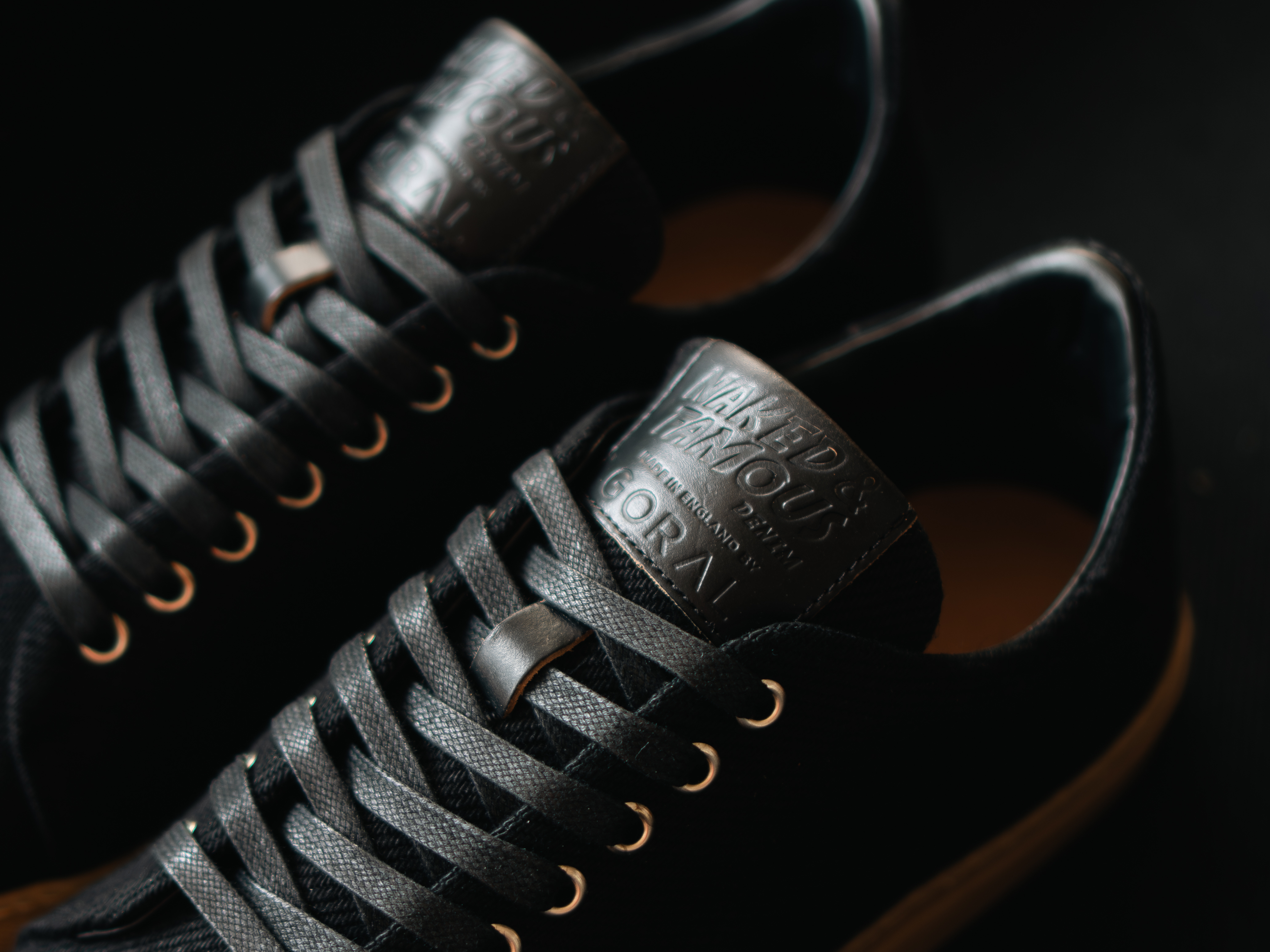 GORAL x Naked & Famous Denim Mellor II Sneakers - 32 oz Japanese Selvedge Denim - GORAL 