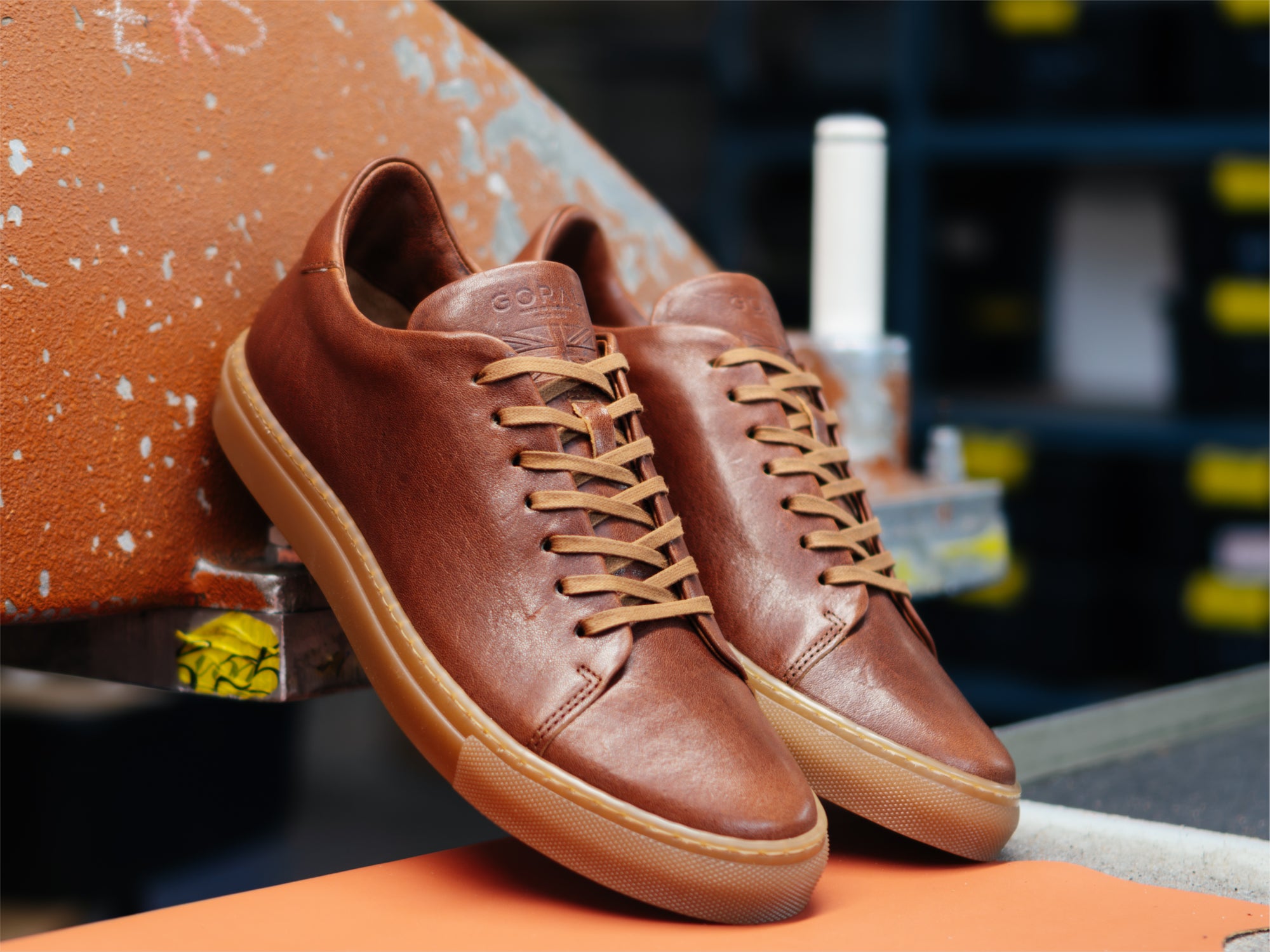 The Mellor II Sneaker - Horween Aspen Cognac Leather