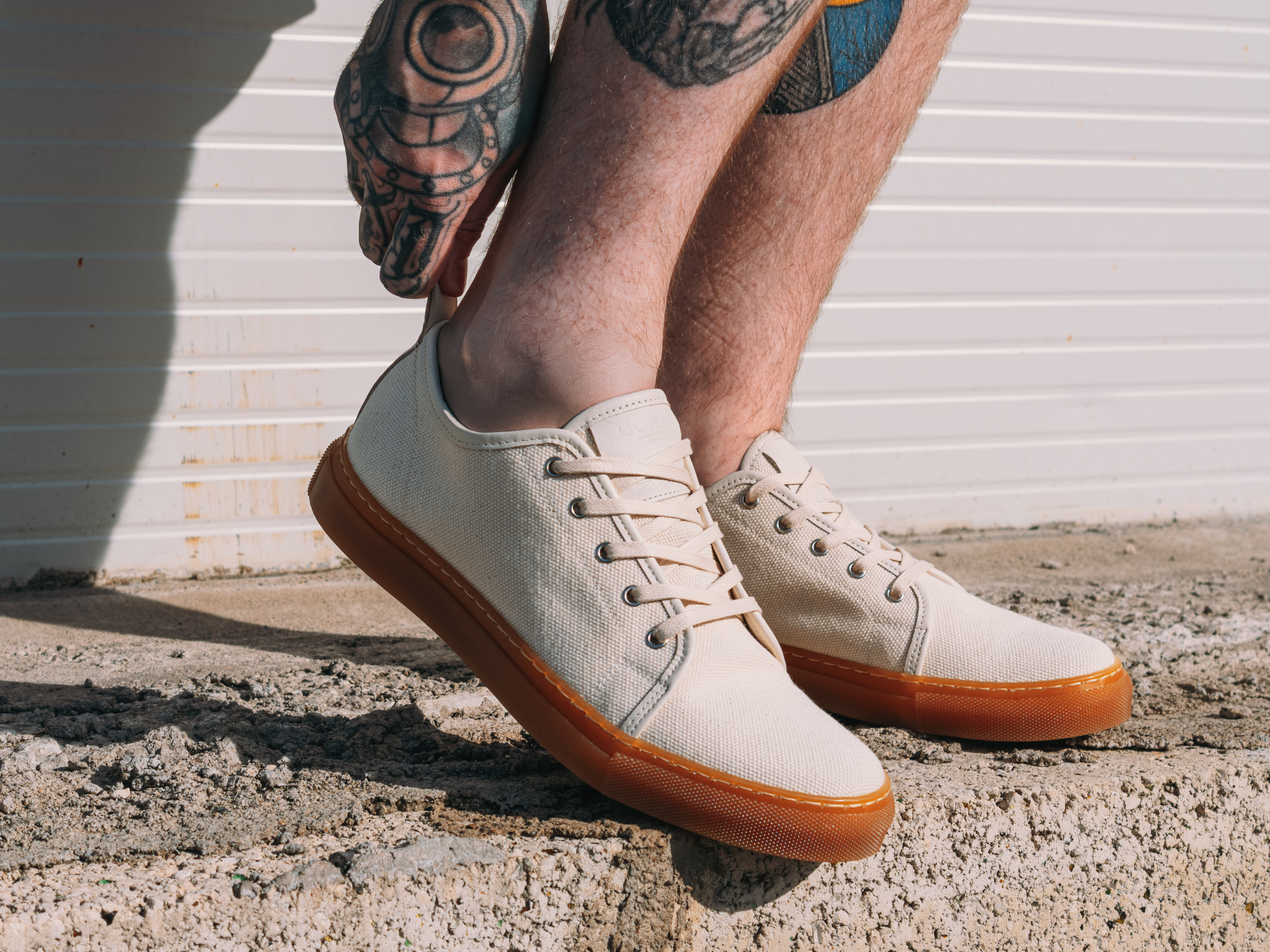 SMUGS Rose Anvil X GORAL Low Top Sneaker - 32oz Canvas - Ready To Ship - GORAL 