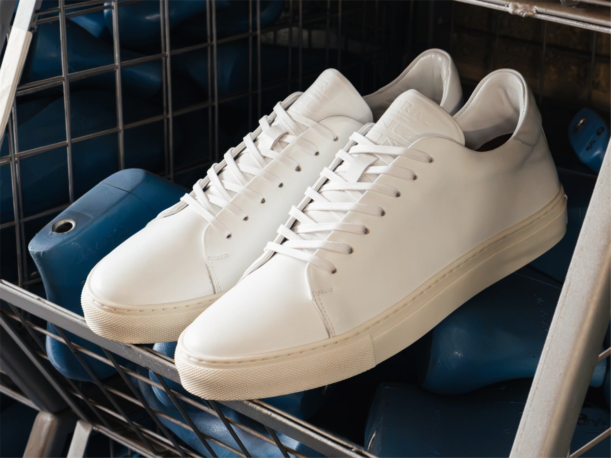 MELLOR II Sneakers - Calfskin Nappa White Leather - Ready To Ship - GORAL 