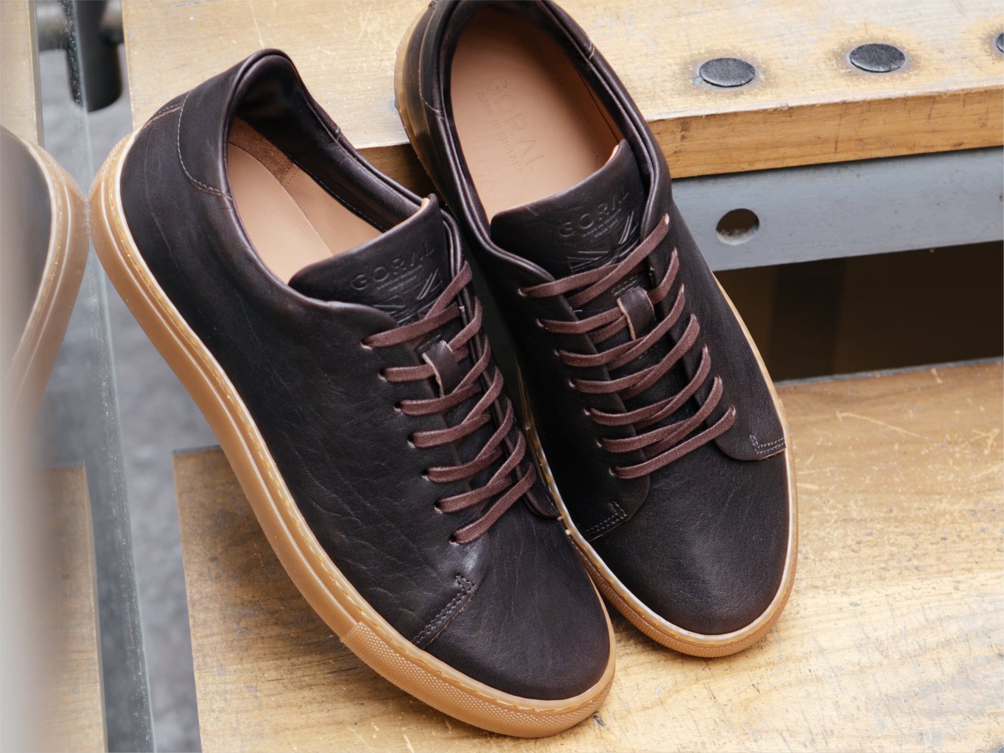 The Mellor II Sneaker - Horween Aspen Dark Brown Leather