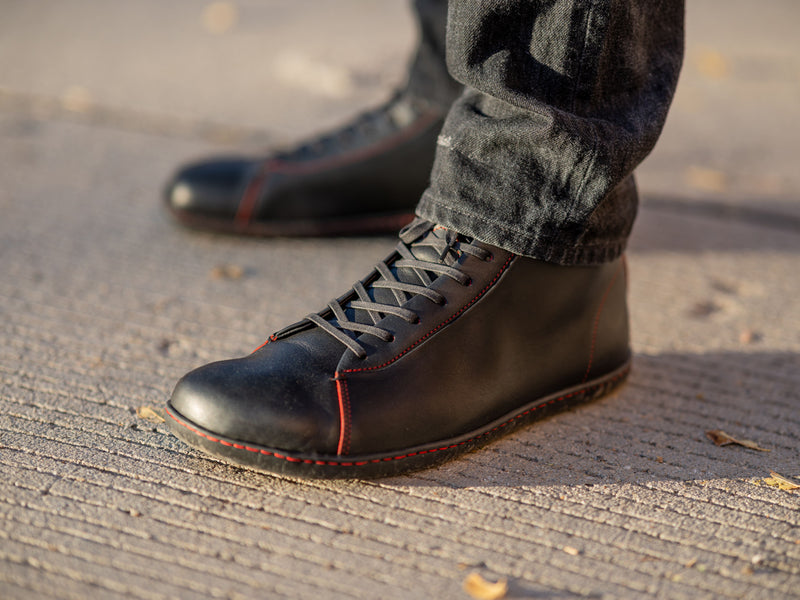 Rose Anvil X GORAL SMUGS Barefoot High Top Blood Core Leather Sneaker PRE-ORDER