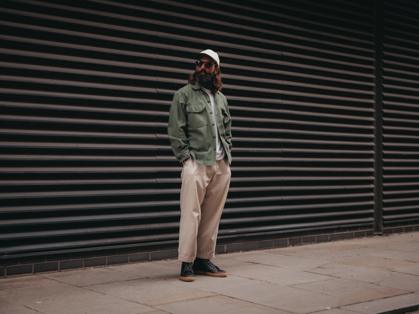 Rose Anvil X GORAL SMUGS High Top Sneaker 2.0 - Horween Black Ready To Ship - GORAL 