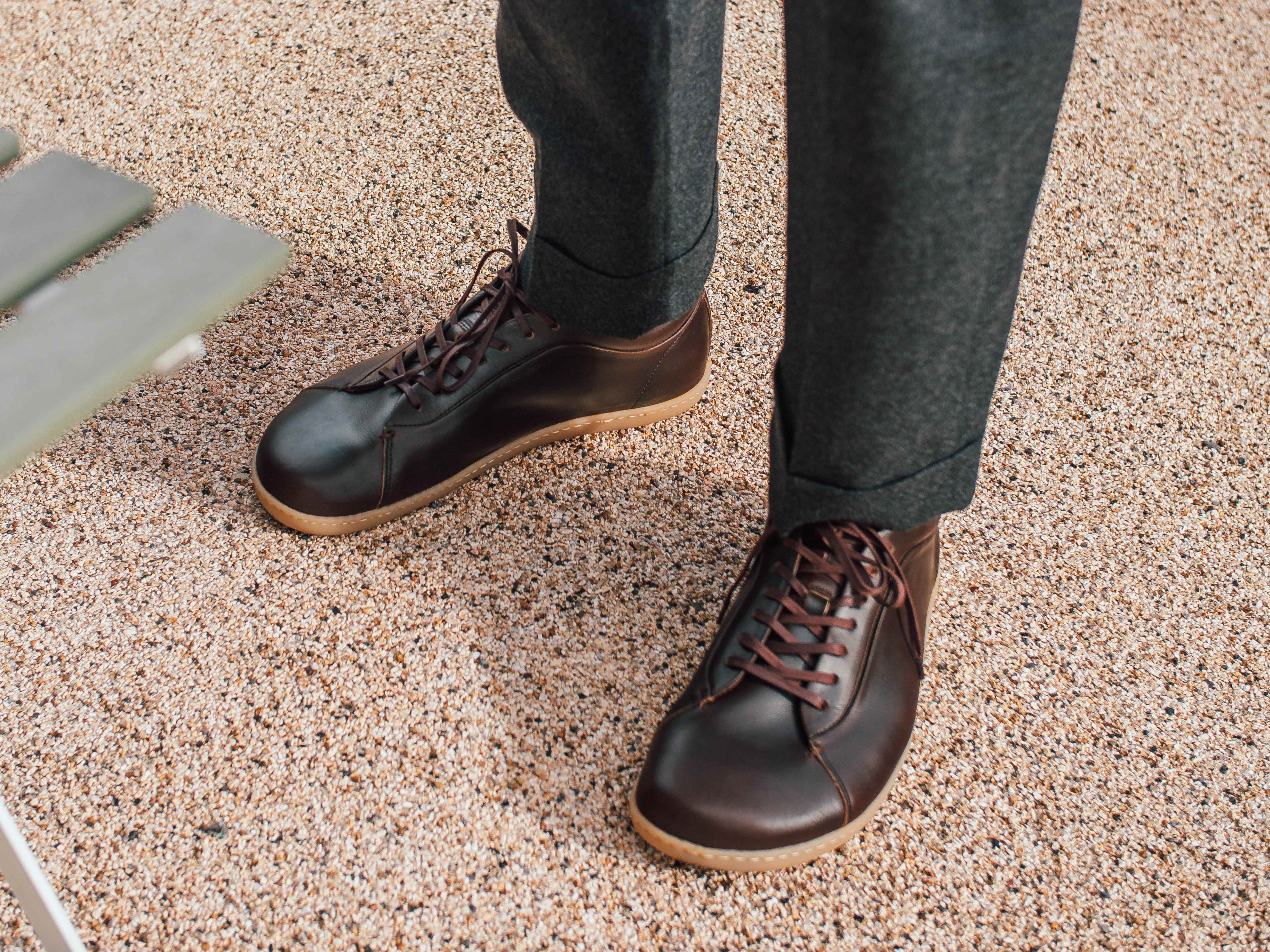 Rose Anvil X GORAL SMUGS Barefoot Low Top Horween Dark Brown Leather Sneaker PRE-ORDER