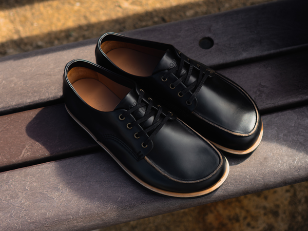 TOTLEY Barefoot Apron Shoe - Black Horween Chromexcel Leather