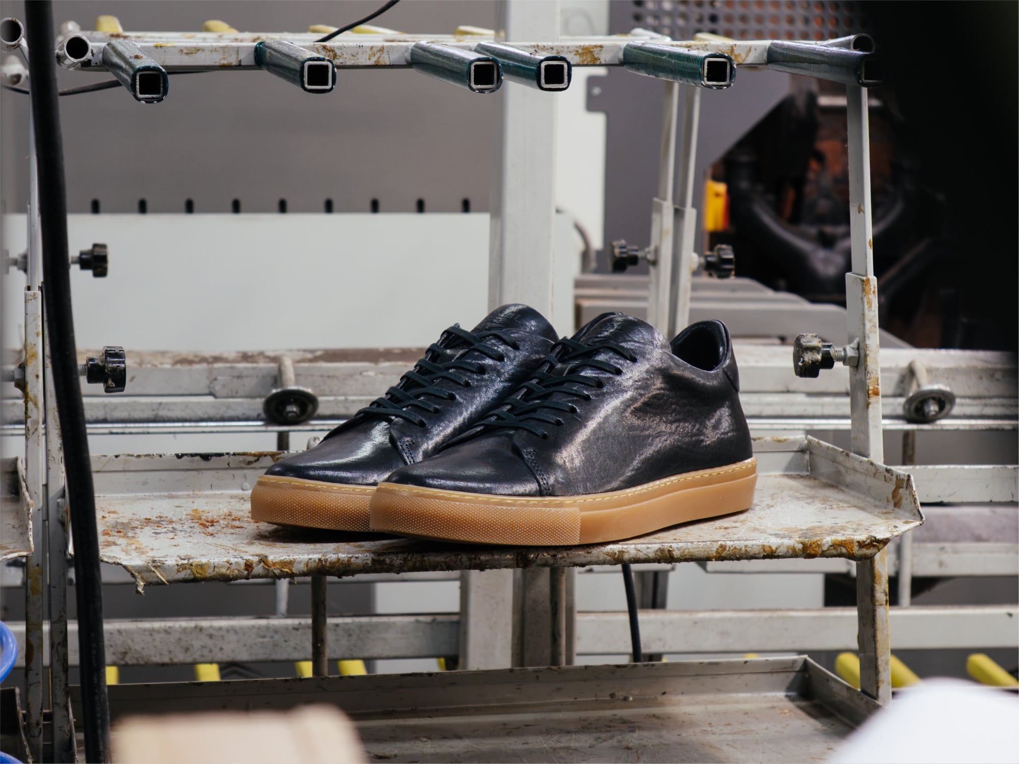 The Mellor II Sneaker - Horween Aspen Black Leather