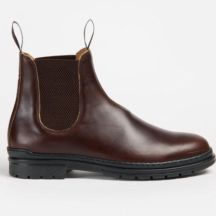 The Baslow Chelsea Boot - Horween Chromexcel Dark Brown Leather