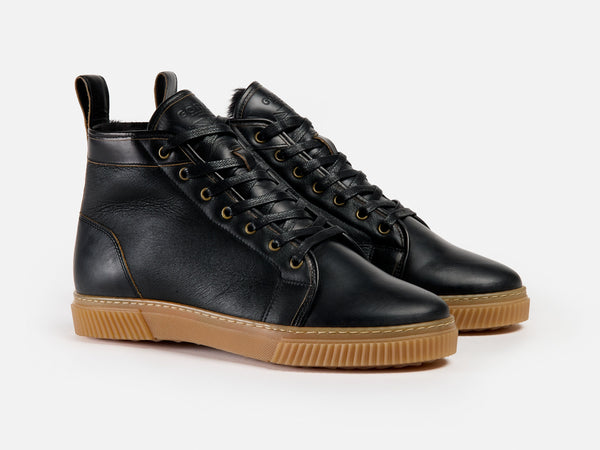 The "MUGGS" 2.0 - Horween Black Leather PRE-ORDER - GORAL 