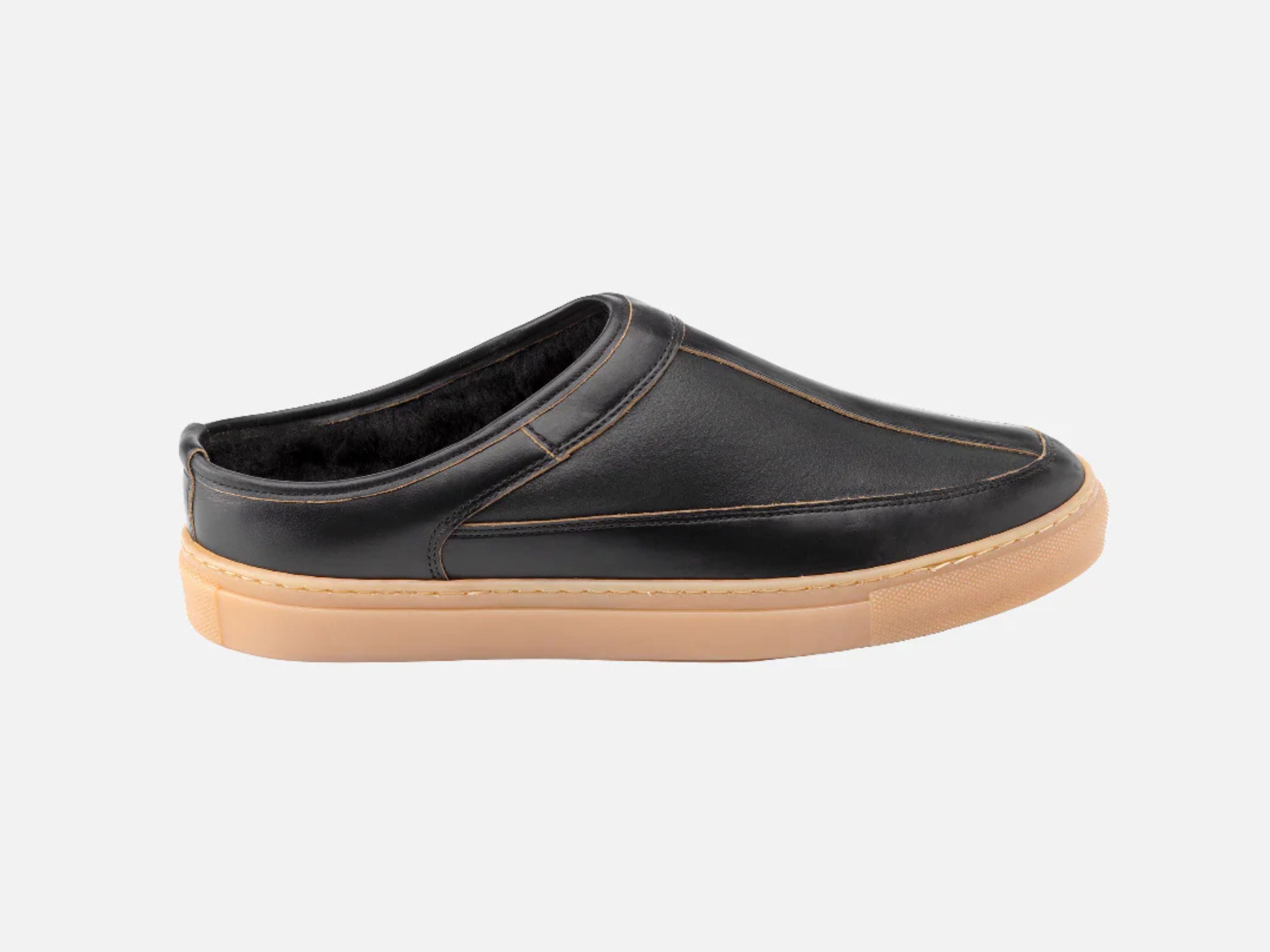 Rose Anvil x GORAL SLUGGS Slip On Shoes - Horween Black Leather PRE-ORDER - GORAL 