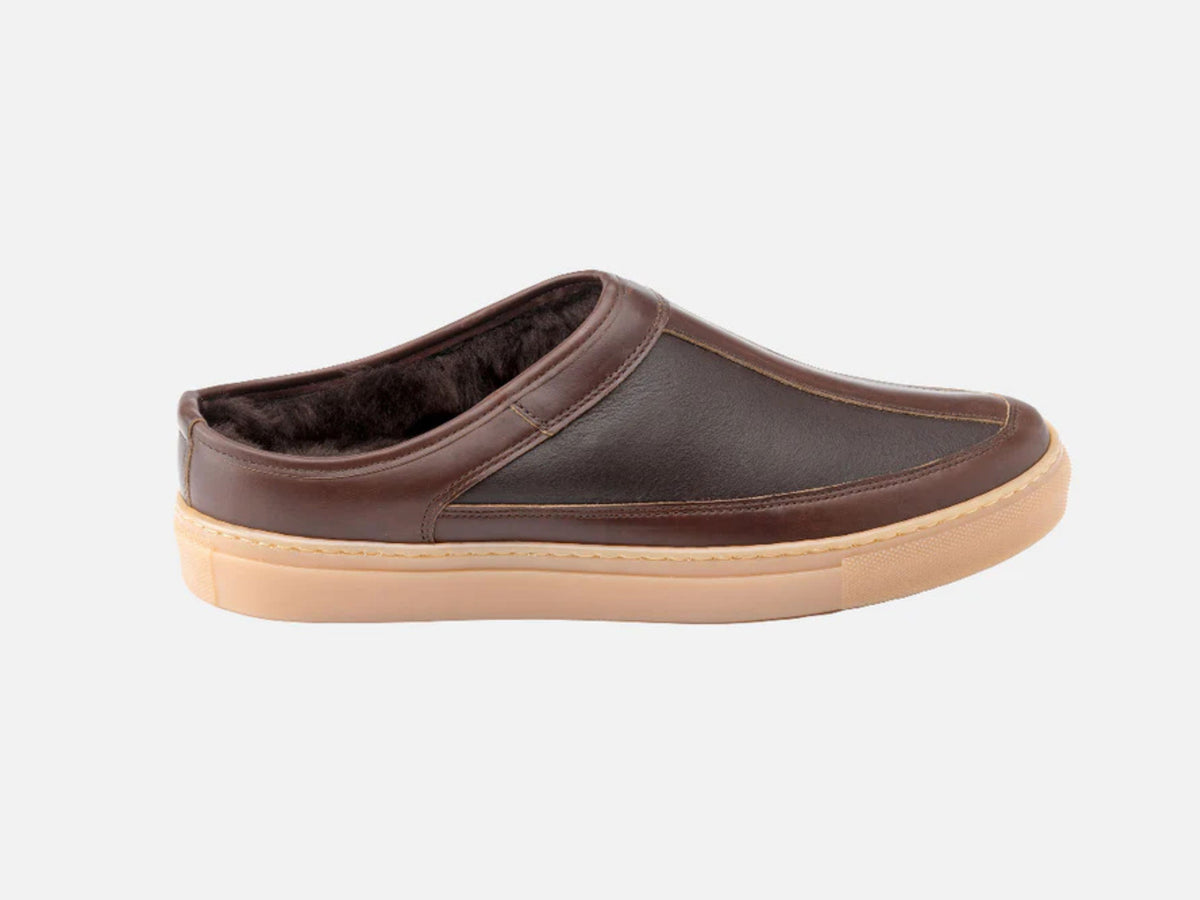 Rose Anvil x GORAL SLUGGS Slip On Shoes - Horween Dark Brown Leather PRE-ORDER
