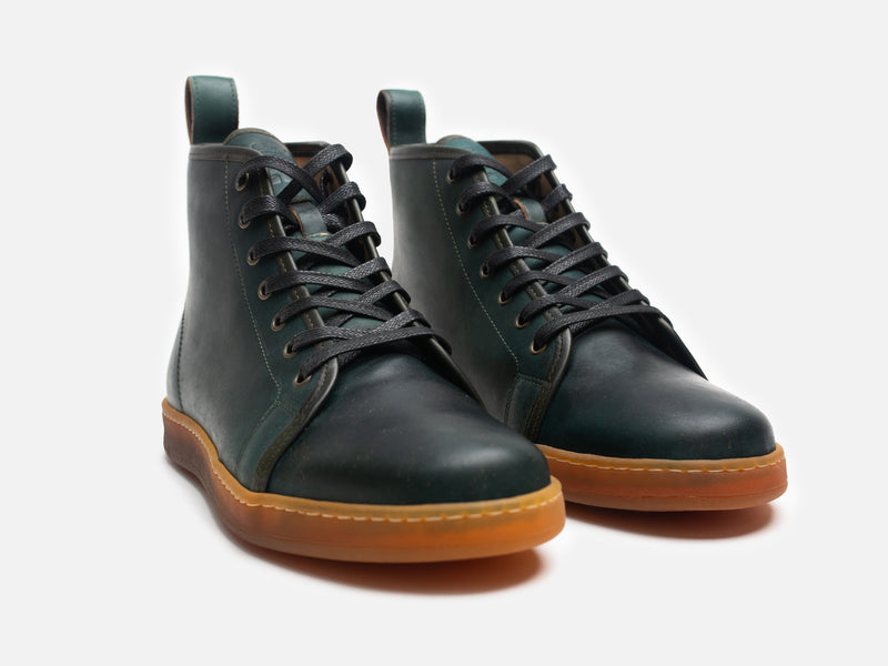 Rose Anvil X GORAL SMUGS High Top Sneaker 2.0 - Shell Cordovan Reverse Black