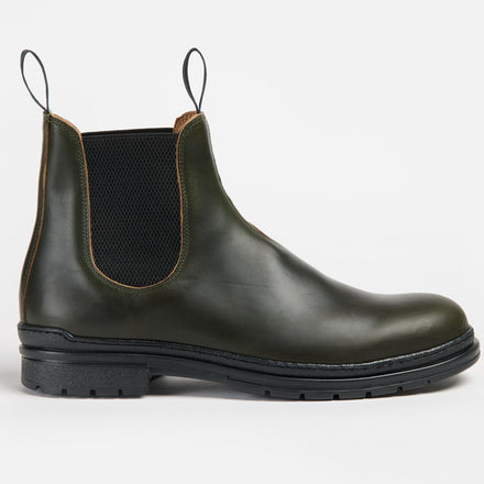 The Baslow Chelsea Boot - Horween Chromexcel Forest Green Leather