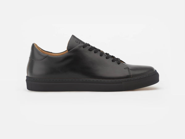 The Mellor II Sneaker - Horween Black Leather