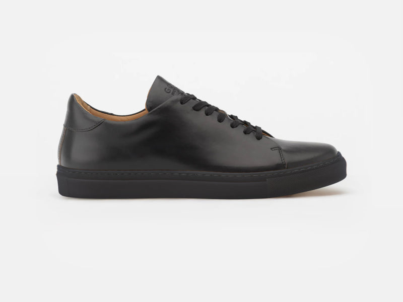 The Mellor II Sneaker - Horween Black Leather