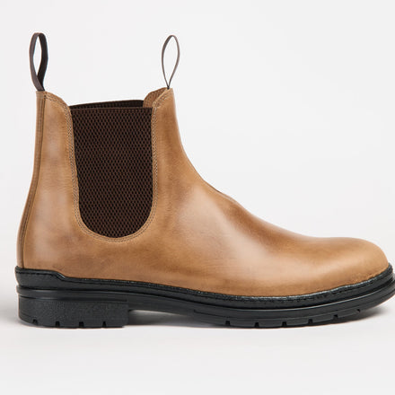 BASLOW Chelsea Boot - Horween Chromexcel Natural Leather