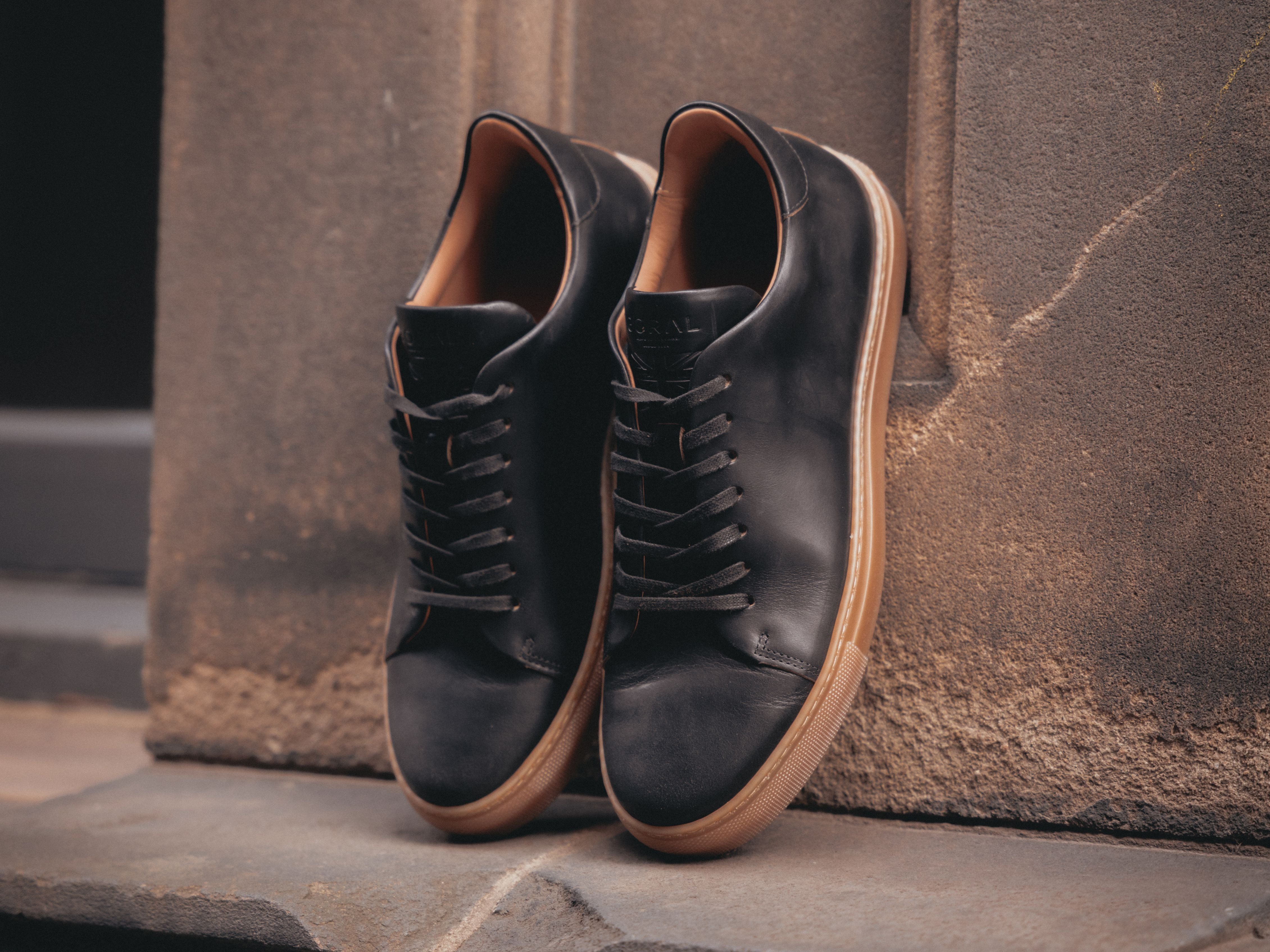 The Mellor II Sneaker - Horween Black Leather - GORAL 
