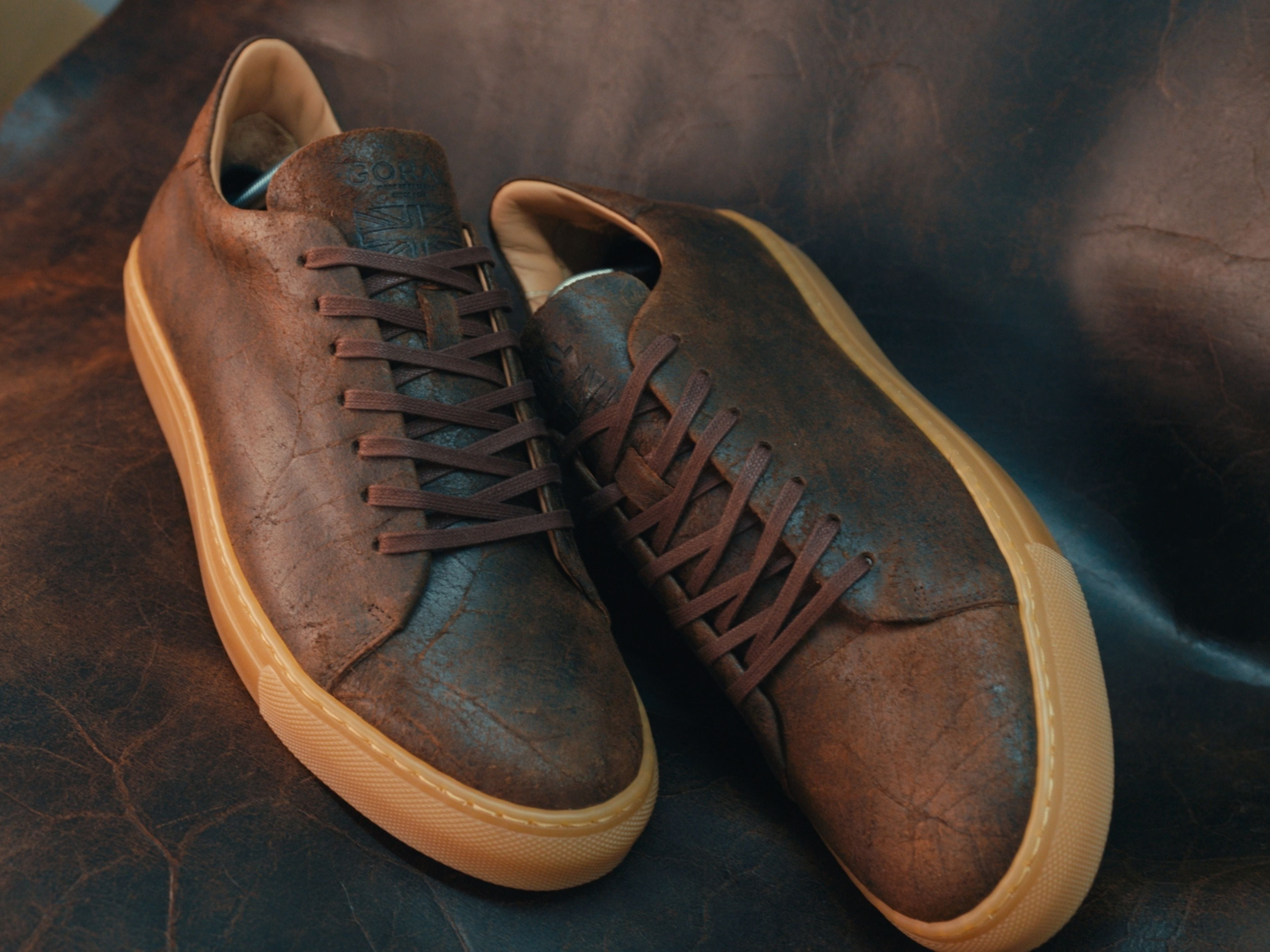 The Mellor II Sneaker - Charles F Stead Crazy Cow Brown