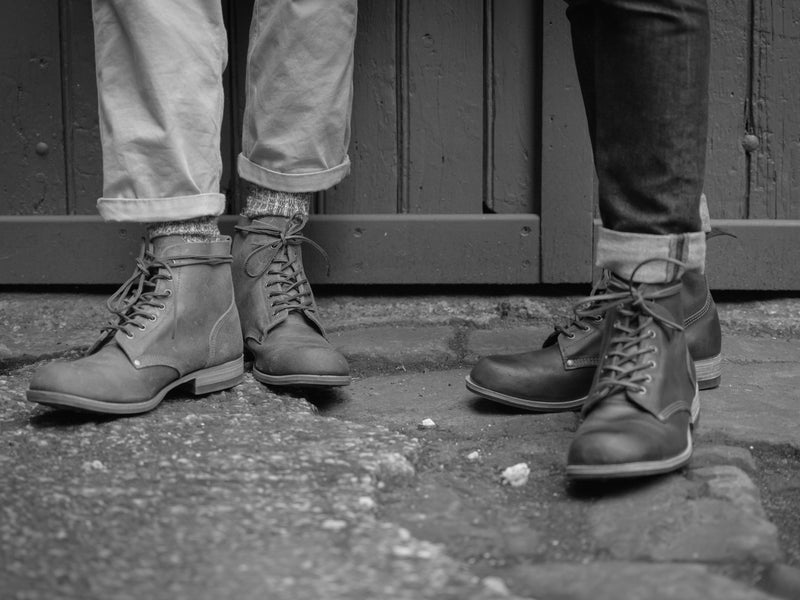 Bradwell WW1 Replica Brass Wire Construction Boot Waxy Commander Black PRE-ORDER