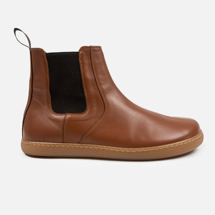 BIRLEY Barefoot Chelsea Boot - Natural Calfskin Nappa Leather
