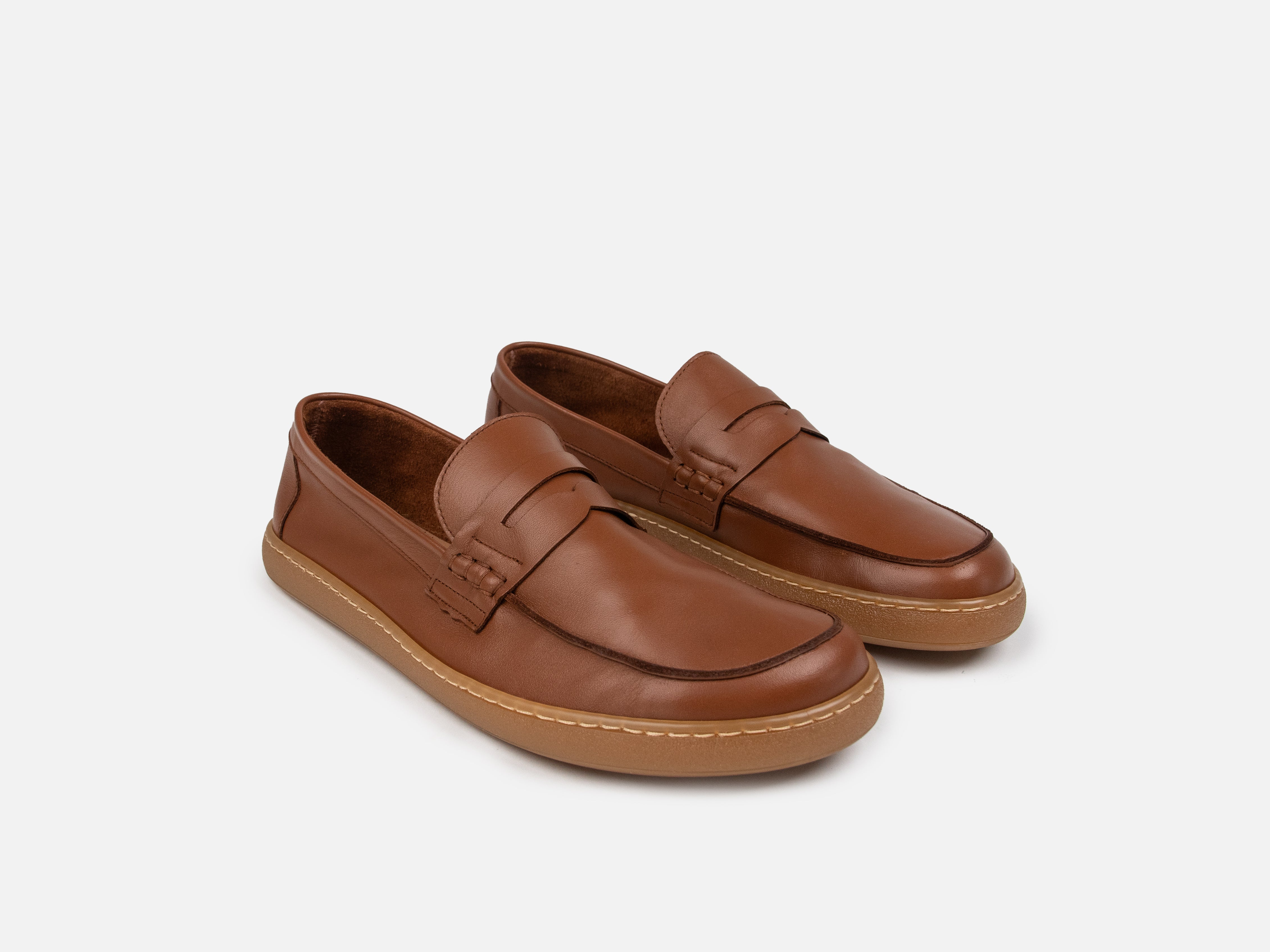 Barefoot Loafer - Natural Calfskin Nappa Leather - GORAL 