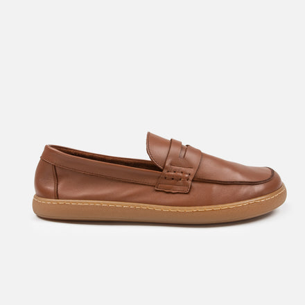 ASLIN Barefoot Loafer - Natural Calfskin Nappa Leather