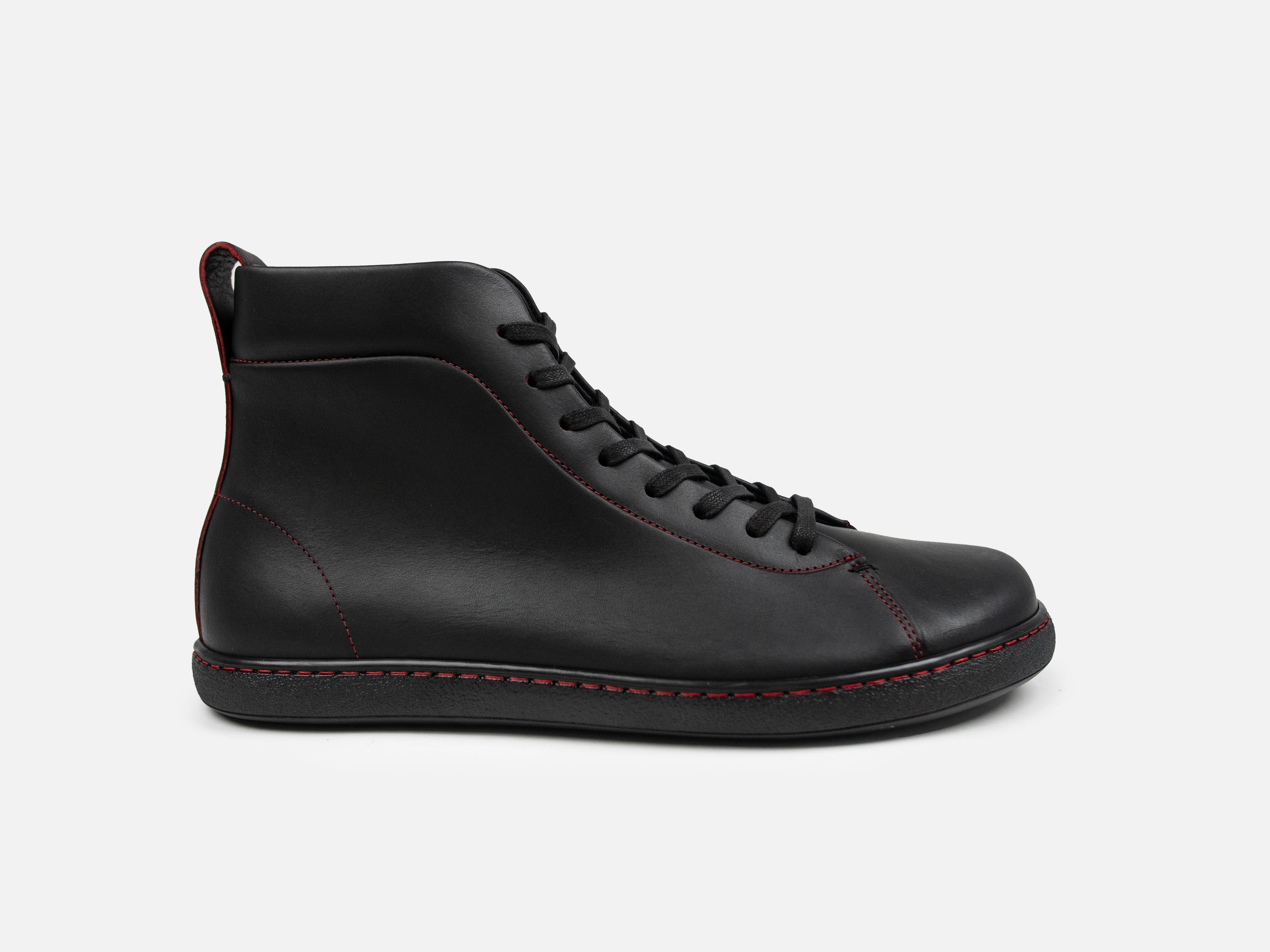 WALKLEY Barefoot High Top Blood Core Leather Sneaker - GORAL 
