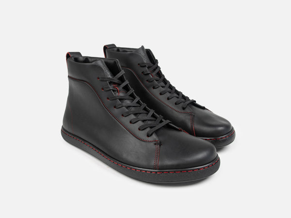 WALKLEY Barefoot High Top Blood Core Leather Sneaker - GORAL 